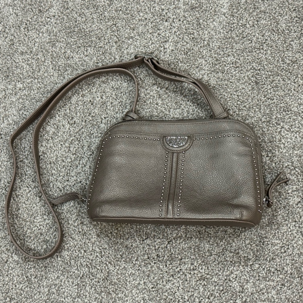 Brighton Pretty Tough Jojo Crossbody Organizer with Stud Detailing